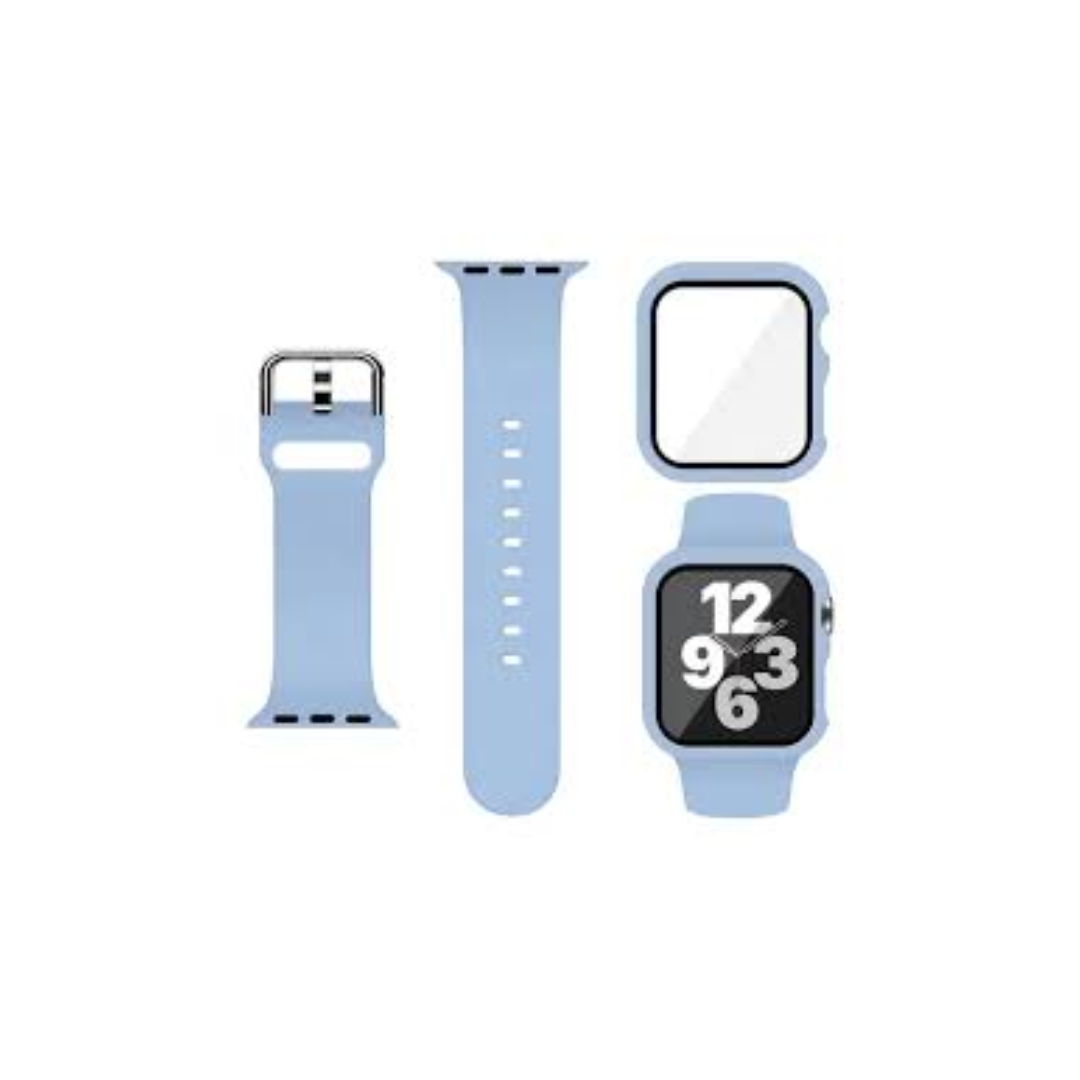 CORREA SILICONA Y BUMPER PARA APPLE WATCH 
