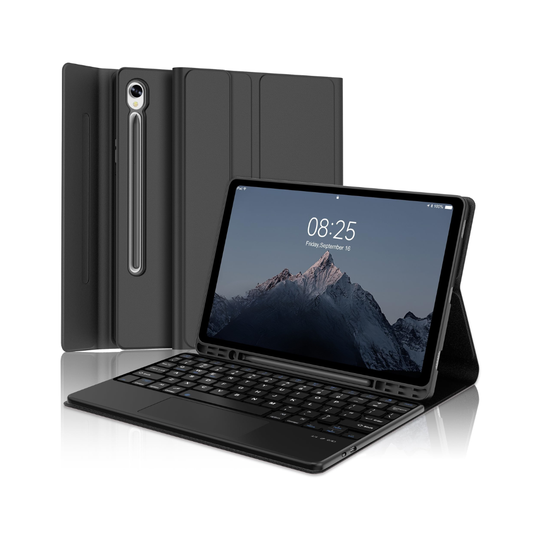 FUNDA SMART COVER CON TECLADO TOUCH PARA  SAMSUNG A9+ 11