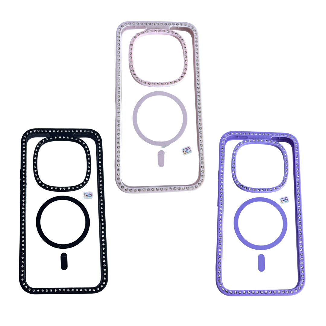 FUNDA ARTEMISA TRANSPARENTE MAGSAFE (PIEDRAS) PARA REDMI