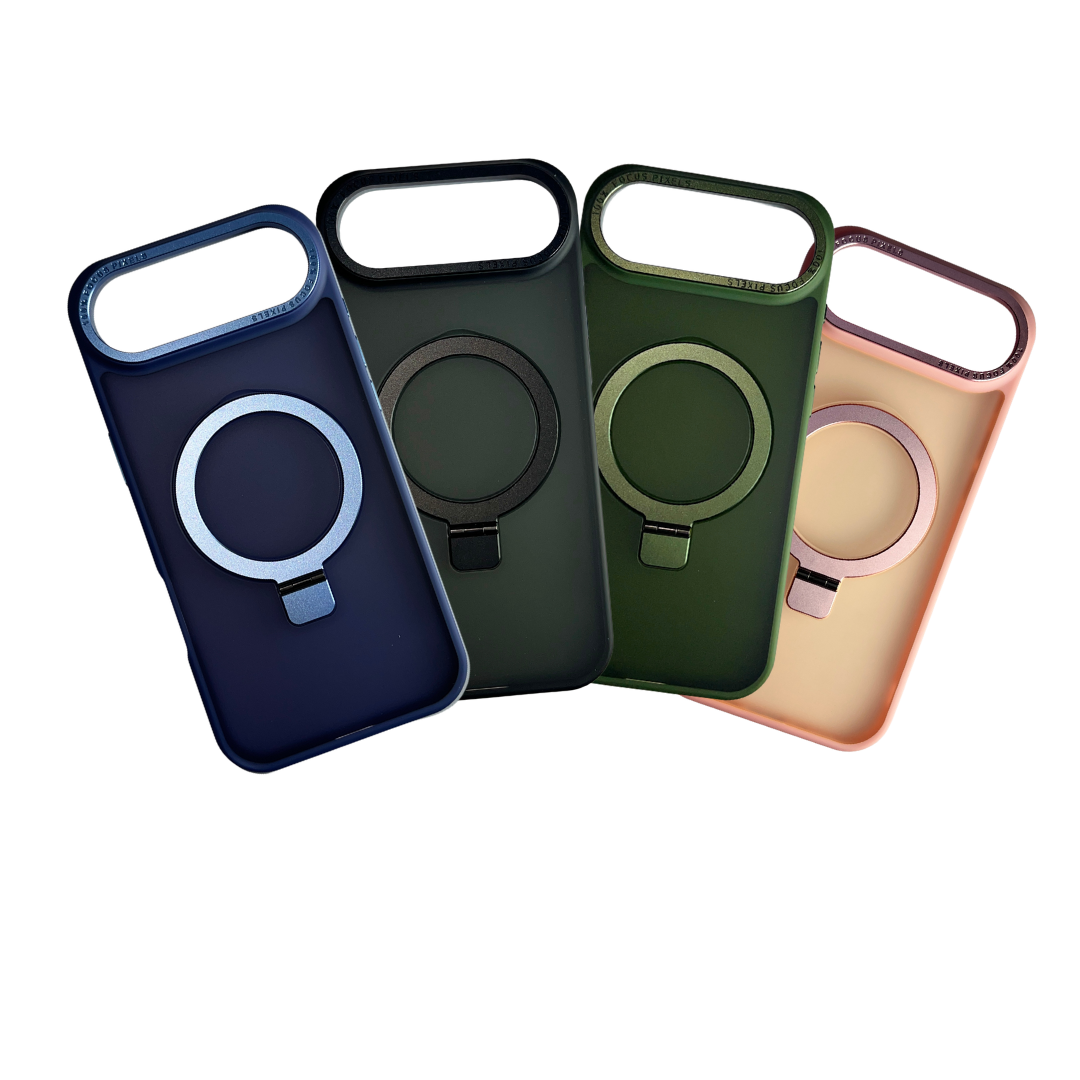 FUNDA CASE CROMADO MAGSAFE Y PARANTE  AHUMADO PARA IPHONE